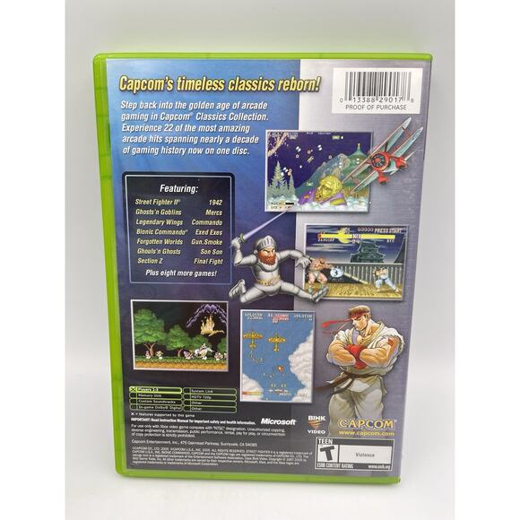 Capcom Classics Collection - Microsoft Xbox Complete Tested Authentic - Picture 2 of 10